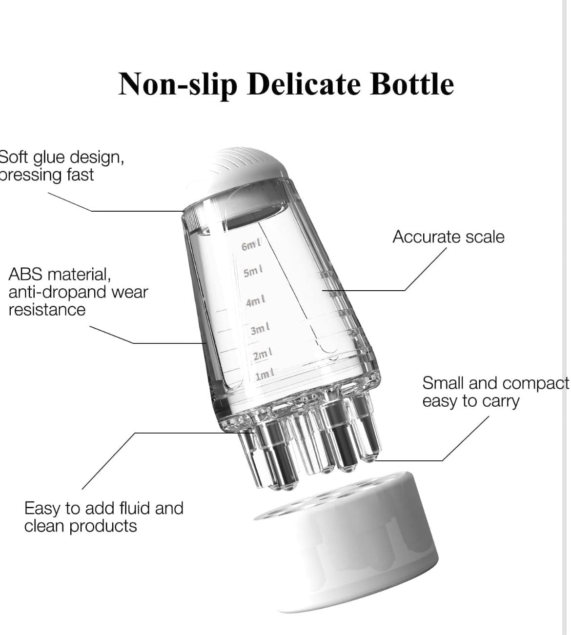 Precision Oil Dispenser with Measuring Cap – Leak-Proof Kitchen Bottle for Cooking & Baking (6ml Max)