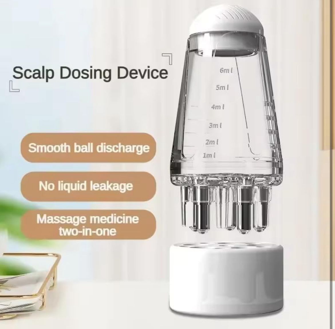 Precision Oil Dispenser with Measuring Cap – Leak-Proof Kitchen Bottle for Cooking & Baking (6ml Max)