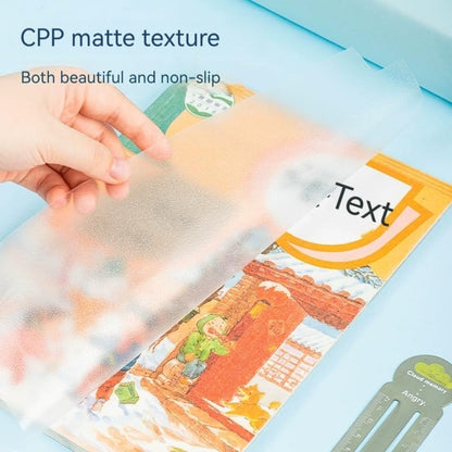 Self-Adhesive Book Cover Film [30 Pcs- 3 Different Sizes - 10 Each] Transparent Paper Sticker Book Covers Protective Case for School Craft & Office Textbooks