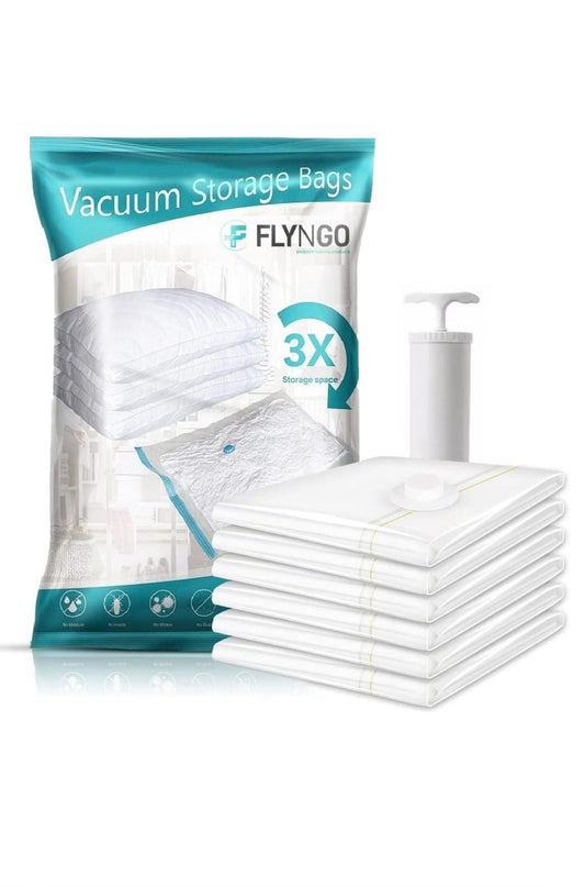 Space Saver Bags with Hand Pump (6-Pack)