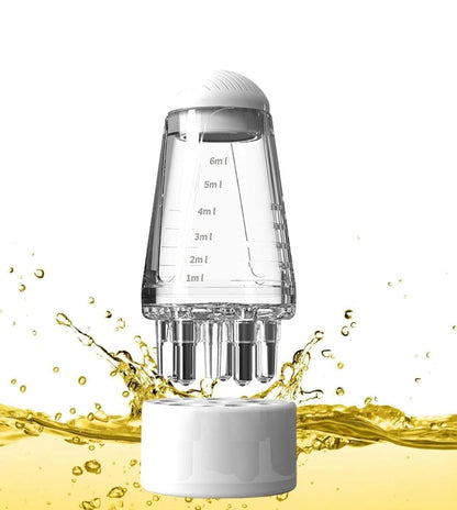 Precision Oil Dispenser with Measuring Cap – Leak-Proof Kitchen Bottle for Cooking & Baking (6ml Max)